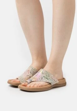 Gabor 23.700 - Sandalias De Dedo - Beige/Multi-Coloured