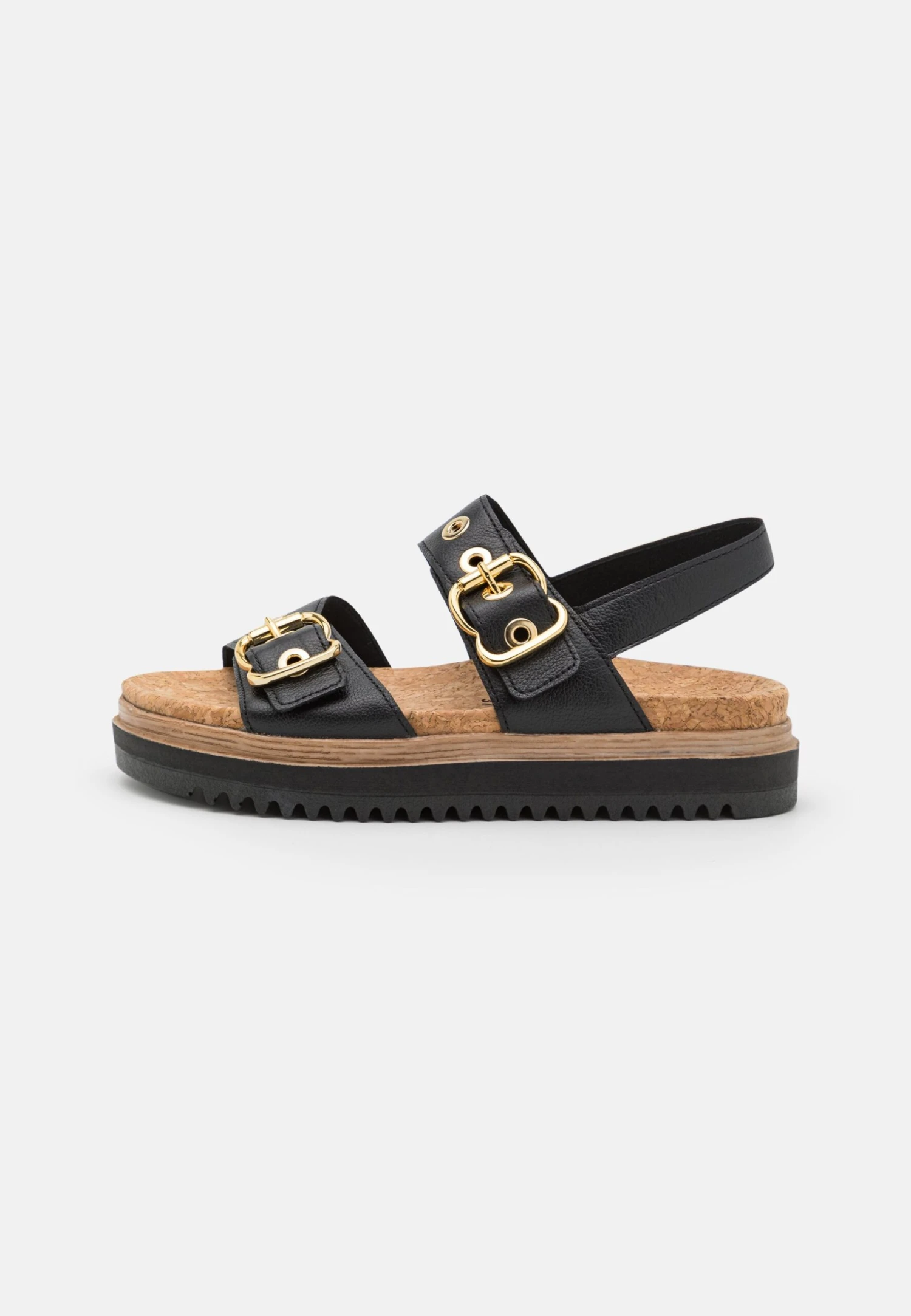 Gabor Comfort Sandalias Con Plataforma - Schwarz/Gold 4 Gabor Comfort Sandalias Con Plataforma - Schwarz/Gold - Imagen 2