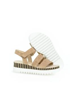 Gabor Sandalias De Cuña - Beige -Zapato Gabor Tienda 0befb801a5fd45fba494ec3e6db39bb0