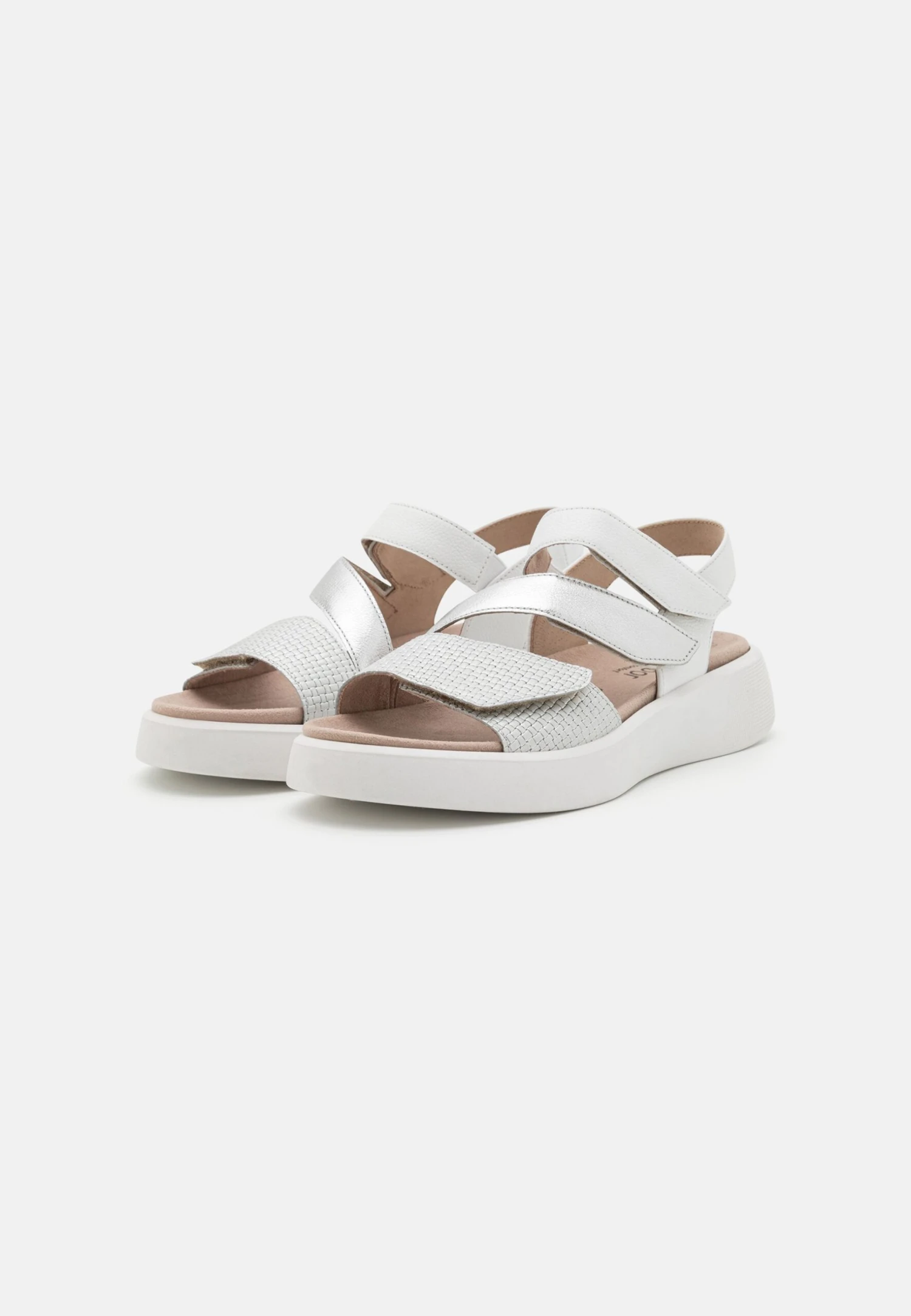 Gabor Comfort Sandalias Con Plataforma - Silber/Weiss 5 Gabor Comfort Sandalias Con Plataforma - Silber/Weiss - Imagen 3