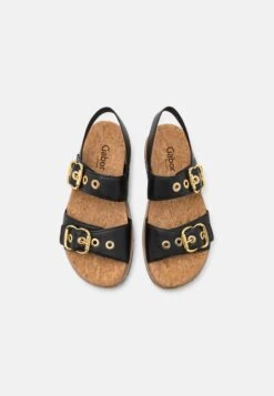 Gabor Comfort Sandalias Con Plataforma - Schwarz/Gold 13 Gabor Comfort Sandalias Con Plataforma - Schwarz/Gold -Zapato Gabor Tienda 8fe009e523c74358a04b31ade4c70321
