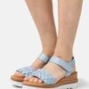 Gabor Comfort Sandalias Con Plataforma - Sky