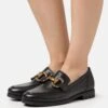 Gabor Comfort Mocasines - Black/Dark Gold