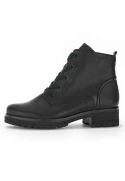 Gabor Comfort Elegante - Botines Con Cordones - Schwarz Mel