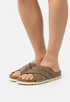 Gabor Sandalias Planas - Natur/Schwarz