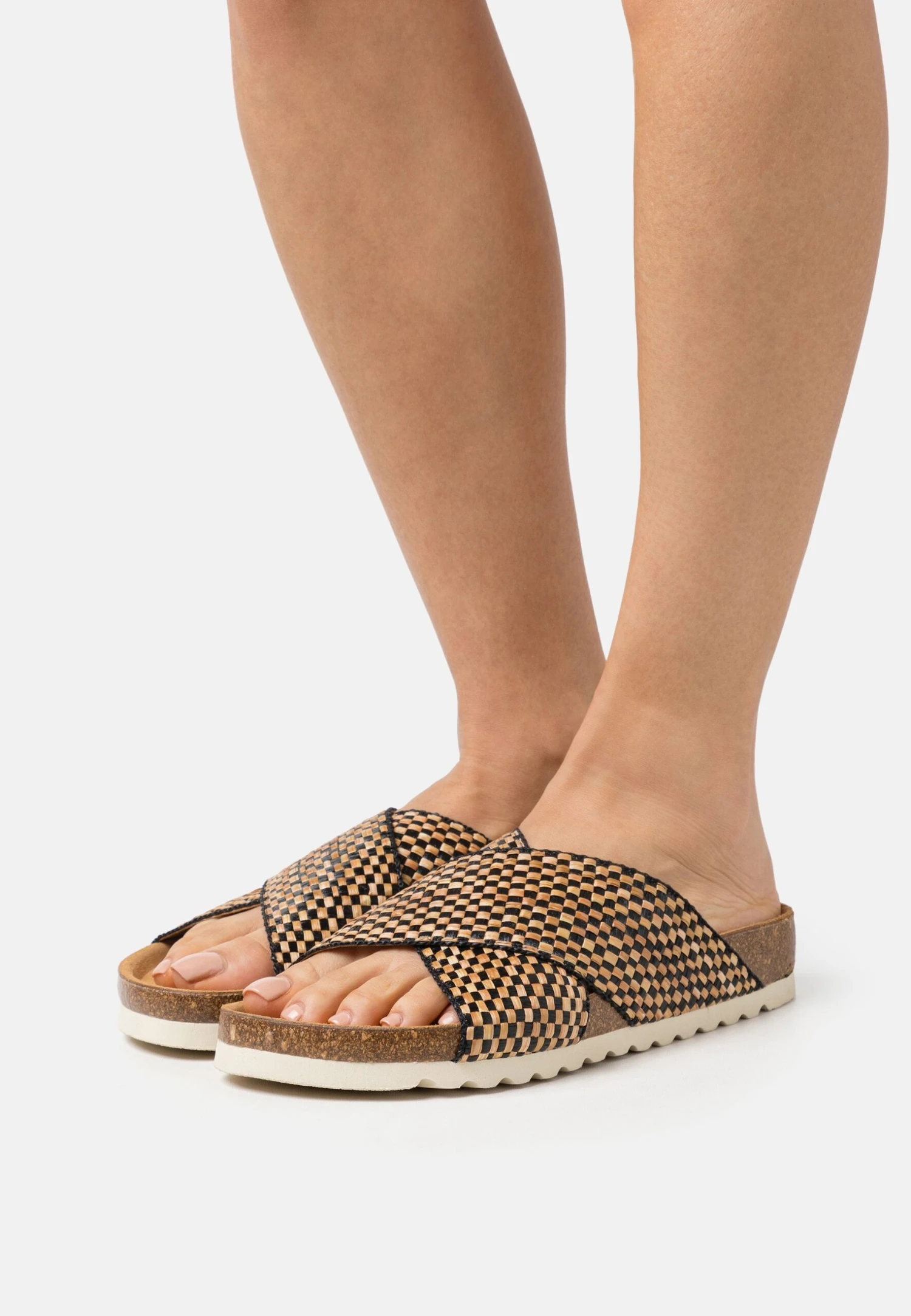 Gabor Sandalias Planas - Natur/Schwarz 3 Gabor Sandalias Planas - Natur/Schwarz