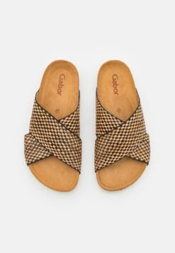 Gabor Sandalias Planas - Natur/Schwarz 13 Gabor Sandalias Planas - Natur/Schwarz -Zapato Gabor Tienda f98fbfefb702475baf094dd035990f8a