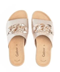 Gabor Sandalias Planas - Puder Gold 7 Gabor Sandalias Planas - Puder Gold -Zapato Gabor Tienda fbd3cc59348d4c4fa9009951d3307390